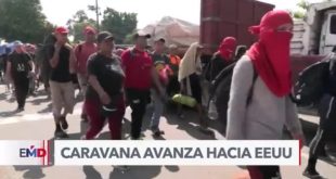 Migrantes en caravana avanzan hacia EEUU pese al triunfo de Trump