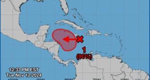 Otro ciclón en el Caribe podría afectar la costa sur de Cuba en los próximos días