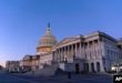 Vista del Capitolio al amanecer, en Washington DC.