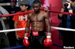 El boxeador cubano Guillermo "El Chacal" Rigondeaux.