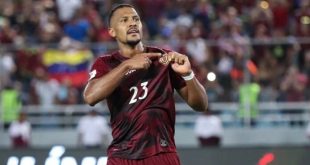 Salomón Rondón nominado a los The Best Football Awards