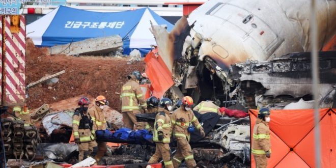 Accidente aéreo en Corea del Sur