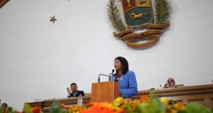 Delcy Rodríguez presenta ante la AN proyecto de ley de presupuesto y endeudamiento 2025