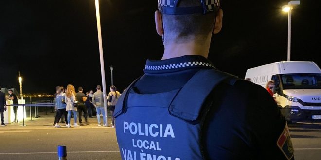 Agente de Policía Local de Valencia, en una imagen de archivo.