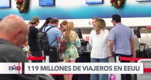 Millones de viajeros se movilizan a lo largo de EEUU por Navidad