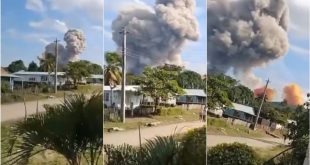 Al menos 13 desaparecidos y cientos evacuados tras explosión de polvorín militar en Holguín