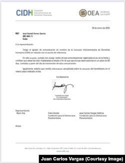 Respuesta de la Comisión Interamericana de Derechos Humanos a la Fundación para la Democracia Panamericana