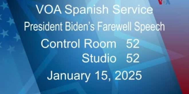 Discurso de despedida del presidente Biden con traducción en español