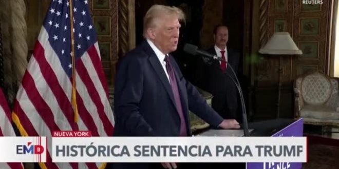 Donald Trump sentenciado a “libertad incondicional” por caso en NY