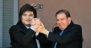 Edmundo González se reúne con el presidente Javier Milei en Argentina