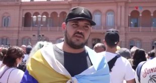 Venezolanos en Argentina expresan su respaldo al líder opositor Edmundo González