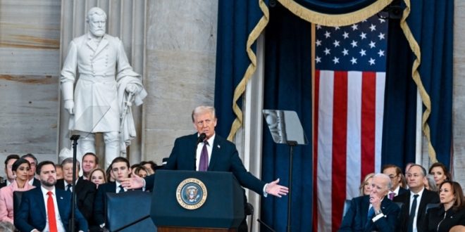 ¿Qué hubo de cierto, falso o engañoso en el discurso de Trump al tomar posesión como presidente de EEUU?