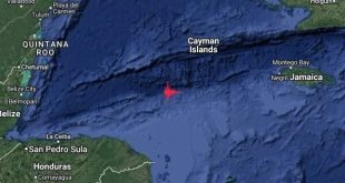 A strong earthquake of magnitude 8.0 shakes the Caribbean Sea and unleashes Tsunami alert in the region