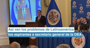 Candidates for general secretary of the OAS propose solutions