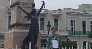 Cuban intellectuals are manifested in parks and squares