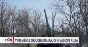 Invasión rusa a Ucrania cumple tres años