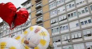 Pope Francis rests on his tenth day in the hospital after signs of renal failure