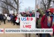 Trabajadores de USAID protestan contra la decisión de suspenderlos