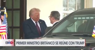 Trump y primer ministro de Reino Unido abordan conflicto en Ucrania