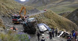 Al menos 15 personas mueren en Bolivia en ruta donde hace dos días otro accidente cobró 37 vidas