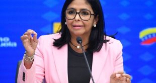 Delcy Rodríguez accuses the exxonmobil of "paying" to "make lobby against oil licenses" in Venezuela