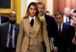 Melania Trump acude al Capitolio a apoyar ley contra la violencia en internet