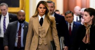 Melania Trump acude al Capitolio a apoyar ley contra la violencia en internet