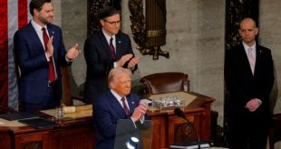 Presidente Trump pronuncia primer discurso ante Congreso desde su retorno a la Casa Blanca