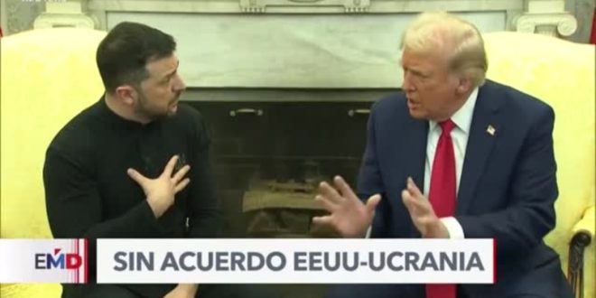 Zelenskyy abandona la Casa Blanca sin firmar acuerdo con Trump