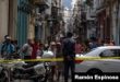 Imágenes del derrumbe en Lamparilla No. 368, en La Habana Vieja
