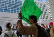 Protesta frente a embajada de EEUU en Tel Aviv