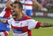 Dani Benítez en un partido con el Granada.