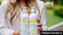 Hippi ofrece actualmente dos shampoo 2 en 1 en dos versiones: Green Tea y Sin Fragancia.