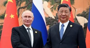 El presidente de Rusia, Vladimir Putin llegó hoy a China para una visita de Estado de dos días