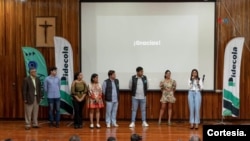 Presentación oficial de PideCola en la Universidad Católica Andrés Bello.