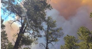 residentes huyen de poblado de Nuevo México por fuertes incendios forestales