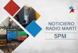 Noticiero de Radio Martí 5:00 PM