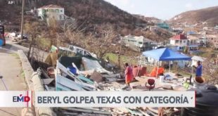 Alerta de tornados en 3 estados de EEUU tras paso de Beryl