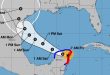 Beryl tocó tierra al norte de Tulum, México, como huracán categoría 2