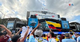 En Fotos | Hinchas colombianos y uruguayos en Charlotte vivieron con emoción la semifinal de Copa América