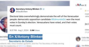 Aumenta presión internacional sobre el gobierno de Maduro