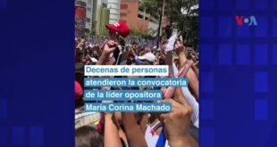 La oposición venezolana sigue protestando en las calles por el resultado electoral