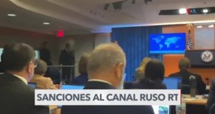 EEUU sanciona al canal ruso RT por interferencia electoral