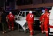 Los médicos caminan junto a las ambulancias cerca del lugar de un ataque israelí en los suburbios del sur de Beirut, Líbano, el 20 de septiembre de 2024.