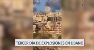 Tensión crece en el Oriente Medio tras tercer día de explosiones en el Líbano