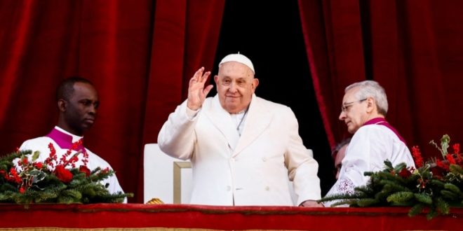 En Navidad, el papa Francisco pide diálogo para poner fin a la guerra de Ucrania