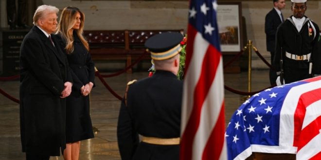 Con importantes figuras de la política y honores de estado, los estadounidenses rinden el último homenaje al expresidente Jimmy Carter