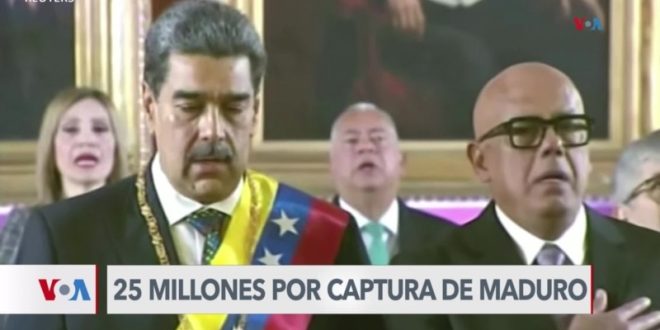 EEUU aumenta recompensa por la captura de Nicolás Maduro