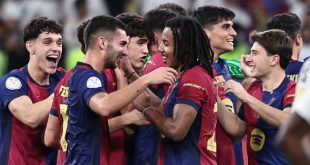 El Barcelona conquista la Supercopa de España con una goleada épica al Real Madrid