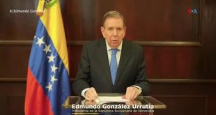 Intervención de Edmundo González, líder opositor venezolano